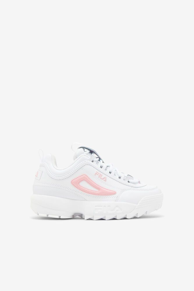 Fila Sneakers Kids White - Disruptor 2 Metallic Flag - Philippines 3280697-KE
